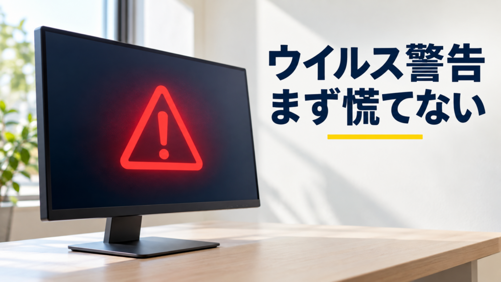 突然のウイルス警告が出たら｜電話をせず画面を閉じる対処法